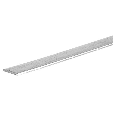 Shop Steelworks 6 Ft X 1 In Plated Steel Metal Flat Bar At