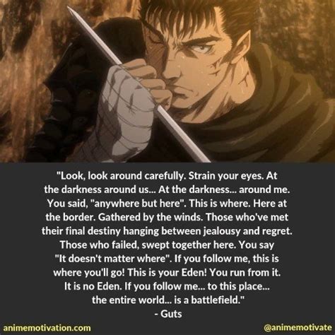 25 Deep Quotes From Berserk About Life And Hardships