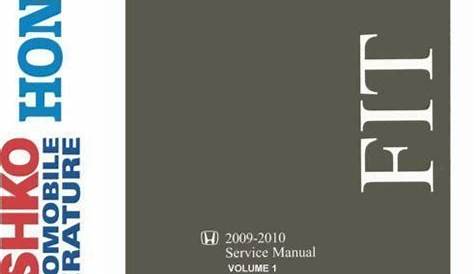2015 honda fit owners manual