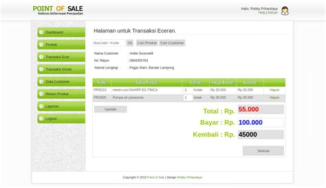 Permintaan untuk penjualan paranet eceran dan roll saat ini sangat tinggi, oleh karena itu kami membantu anda dalam pembuatan rumah hijau atau. Aplikasi Penjualan Minimarket V.3.2 support PHP 7 (Grosir ...