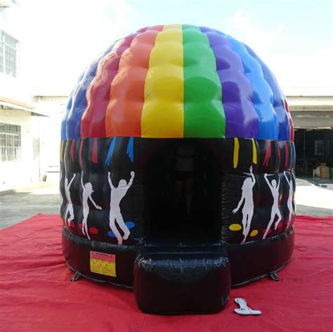 Party Use Inflatable Disco Dancing Dome With Led Light