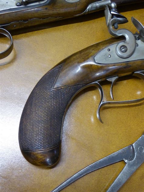 Th Century Pair Of Cased Dueling Pistols At Stdibs Antique Dueling