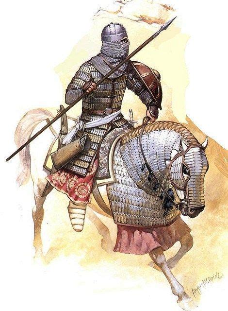 Knight Of The Umayyad Empire Warriors Illustration Historical