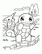 You can customize the font color and outline color next to where you type your text. Squirtle Wartortle Blastoise Pokemon Coloring Pages ...