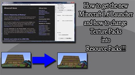 Minecraft how to make connected clear glass texture or own texture packs yourself is a video i promised to make for a viewer whose name i have long forgott. How to get the new minecraft 1.6 launcher and change ...