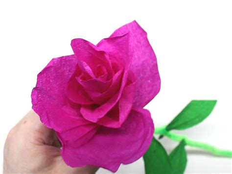 How To Make Tissue Paper Roses 14 Steps With Pictures