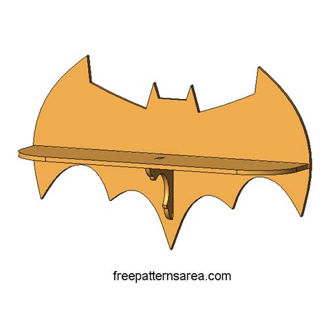 Laser Cutting Batman Wall Shelf Woodworking Plan Freepatternsarea