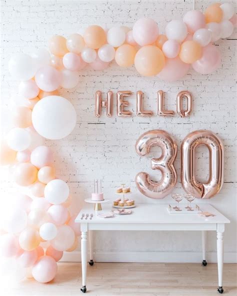 Hello 30 Lovely Party Deco For That Special Day 30th Birthday Party