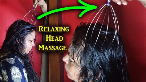 Relaxing Head Massage Step By Stephair Growth Massage Reduce Stress Insomniado It For Strong