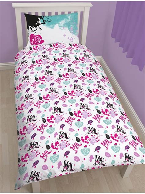 Girls duvet covers comforter cover duvet sets black bedding linen bedding bed linen egyptian cotton bedding black widow queen size. Disney Descendants Single Duvet Cover and Pillowcase Set ...
