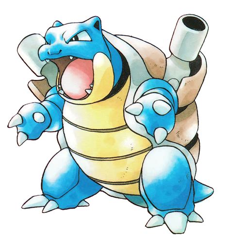 Hi Res Pokémon Art — 1996 Blastoise For The Original Pokémon Blue