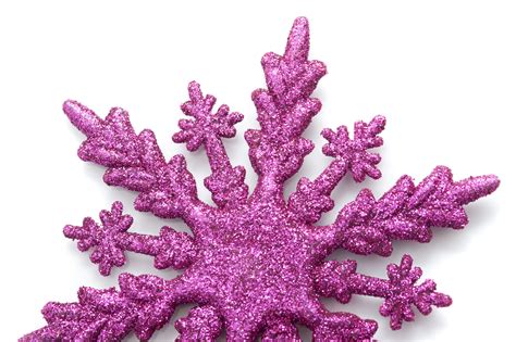 Free Stock Photo 6830 Pink Snowflake Christmas Ornament Freeimageslive