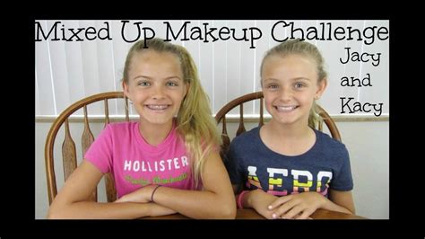 Mixed Up Makeup Challenge ~ Jacy And Kacy Youtube