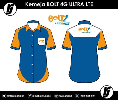 Kami akan terus berinvestasi untuk meningkatkan kecepatan dan cangkupan wilayah jaringan. Kemeja BOLT 4G Ultra LTE - Mitra Pengadaan Seragam No 1 di ...
