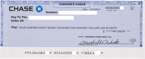 Blank Cashier Check Template To Print