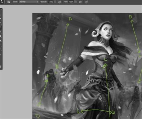 Artstation Liliana Painting Process Commentary Video Tutorials