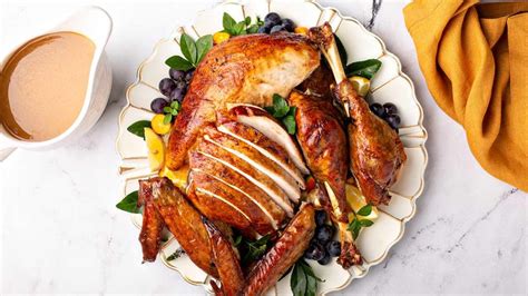 Roast Turkey Parts With Maple Thyme Glaze Canadian Food Focus