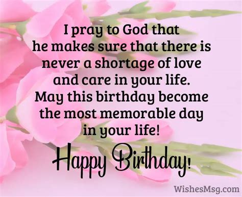 Check spelling or type a new query. 60 Religious Birthday Wishes, Messages and Quotes - WishesMsg