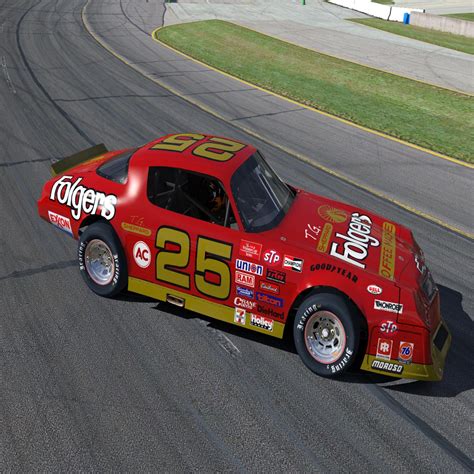 If you take a virtual nascar series with a full field there, it would provide some quality television, especially if we can have some driver audio. 1986 Tim Richmonds Folgers Monte Carlo Vintage Nascar ...