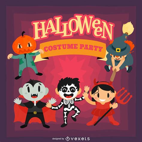 Fun Halloween Party Design Vector Download