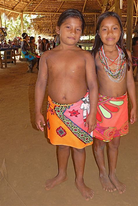 Panama Chagres Park Embera Puru Indians A Photo On 32 Min Video