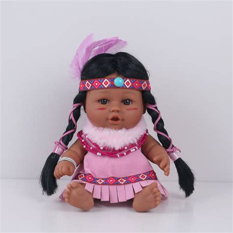 wholesale 10 vinyl posable native american dolls set of 6 asst d dv kinnex dolls