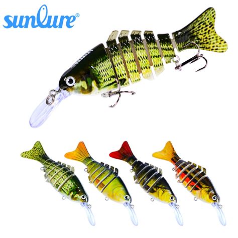 Sunlure 7 Sections Fishing Lure 112cm 44 0497oz 1409g Swimbait