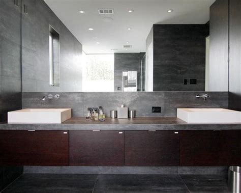 Keep your medical products locked away with our diverse range of bathroom cabinets. Dark Grey Tile | Houzz
