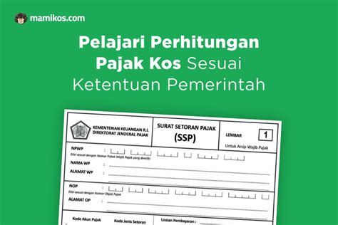 Yuk Kenali Seluk Beluk Pajak Kos Blog Mamikos