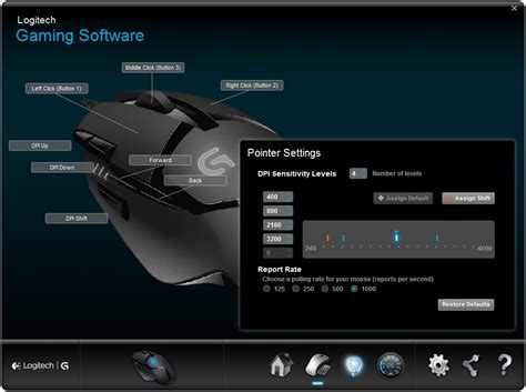 Logitech mouse g402 hyperion fury driver software install. Logitech G402 Hyperion Fury Mouse Review > Software ...