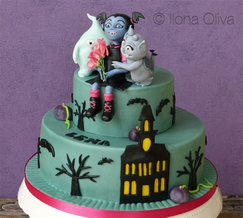 Disney's vampirina themed birthday cake. Vampirina Cake | Cake, 3rd birthday cakes, Birthday cake