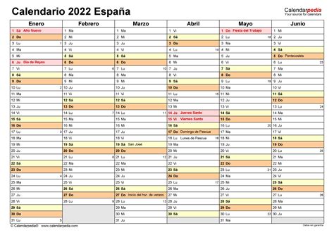 Calendario 2022 Excel Example Calendar Printable