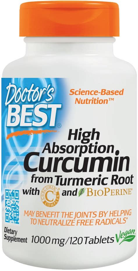 Doctors Best High Absorption Curcumin From Turmeric Root With C3