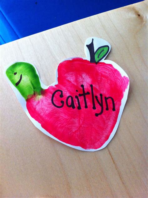 Handprint Wormy Apples Fall Crafts For Kids Classroom Crafts