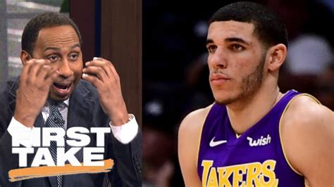 Stephen A Smith Is Petrified Lonzo Ball Is A Bust First Take Espn Youtube