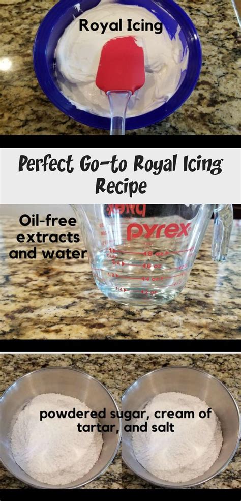 Meringue powder royal icing ‍ if you don't have egg whites in stock you can use meringue powder to make royal icing! The Perfect Go To BEST Royal Icing Recipe with meringue ...