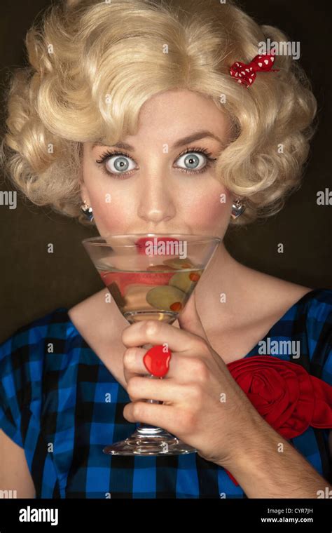 Blonde Woman Vintage Hi Res Stock Photography And Images Alamy