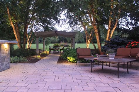 Cleveland Medina Pergola And Patio Lighting Traditional House