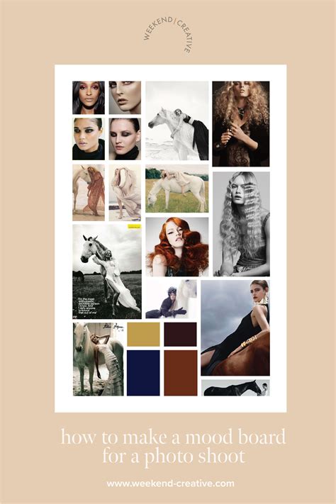 Learn How To Build A Mood Board For A Photoshoot Weekend Creative