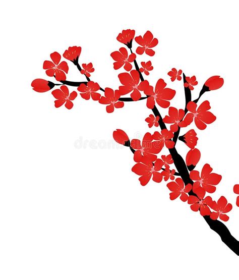 Vector Floral Abstracto De Sakura Flower Japanese Natural Background