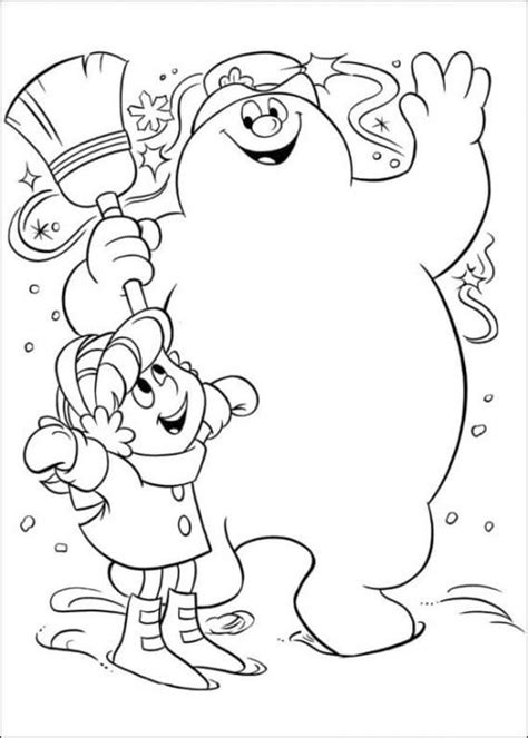 Desenhos De Frosty E Karen Para Colorir E Imprimir Colorironline