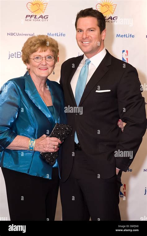 Thomas Roberts Msnbc News Anchor With His Mother 31st Annual Pflag Nyc