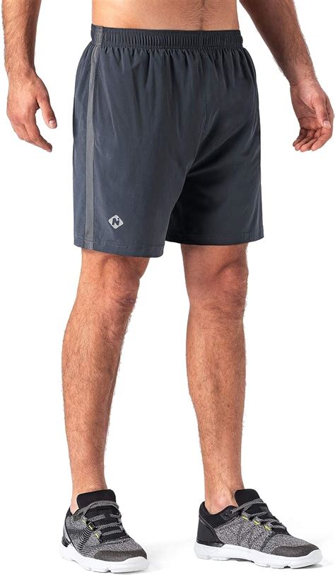 naviskin mens 5 quick dry running workout shorts upf 30 sun protection outdoor shorts mesh side