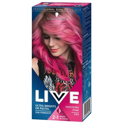Schwarzkopf Live Ultra Brights Or Pastel Shocking Pink 093 Semi
