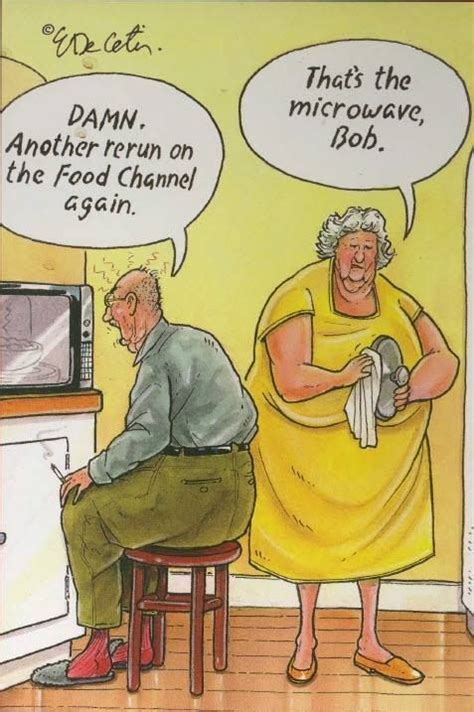Funny Old People Cartoon Shut Up And Laugh