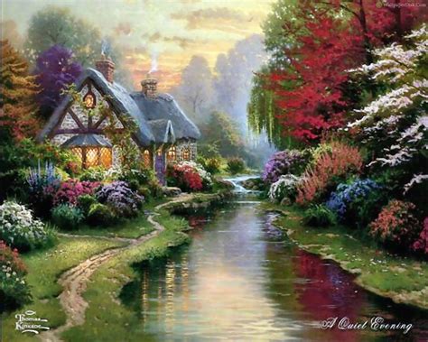 Thomas Kinkade Free Summer Desktop Wallpapers Wallpaper Cave