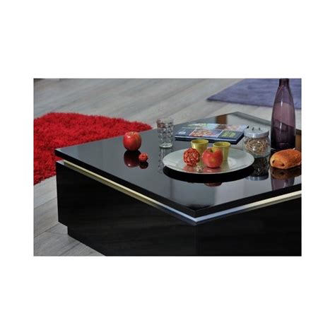 You might even want to style it like you would a work of art. Electra- Black High gloss coffee table with LED lights ...