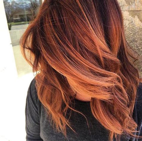 These light brown hair color pictures are sure to inspire your next look. 20 Best Balayage Ideas For Red And Copper Hair - Styleoholic