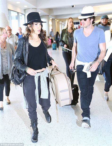Nikki Reed Jets Off With Ian Somerhalder After 27th Birthday Party