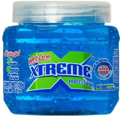 Xtreme Professional Wet Line Styling Gel Extra Hold Blue 88 Oz Pack